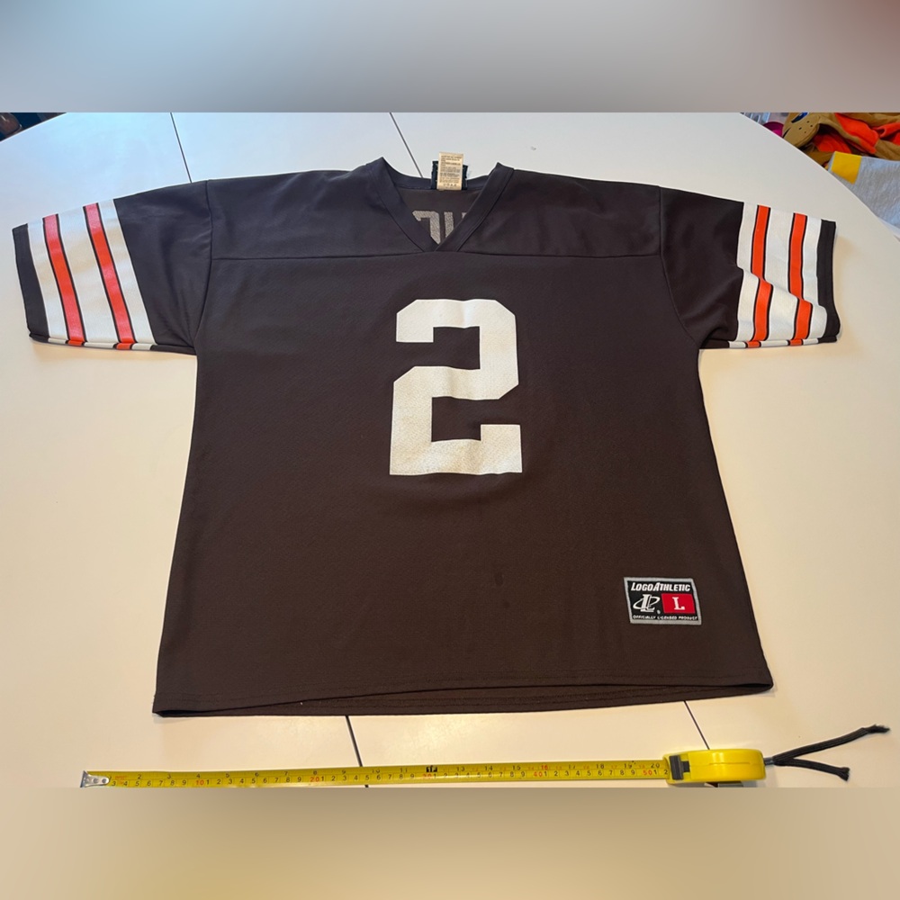 Cleveland Browns NFL 1999 large vintage Tim Couch jersey QB #2 logo athletic